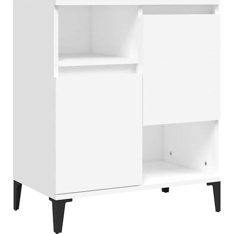 Sideboard/Anrichte/Buffet Weiß 60x35x70 cm Holzwerkstoff LXWW551438 (1/5)