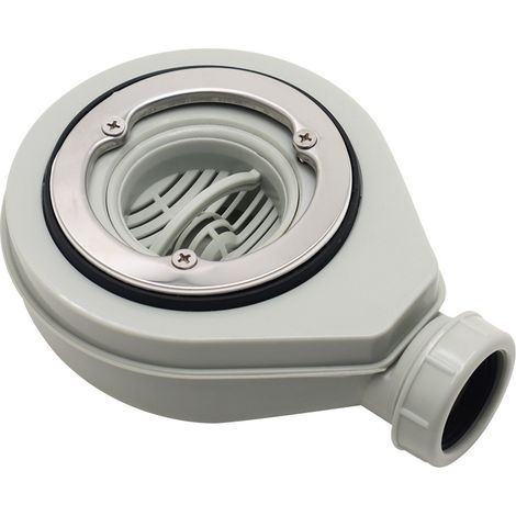 Bonde horizontale sans capot Ø90 DONA pour receveurs de douche (1/2)