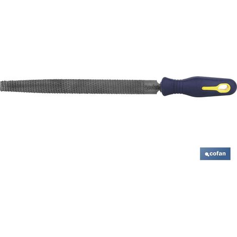 Halbrunde Raspel 150 mm mit Griff (1/2)