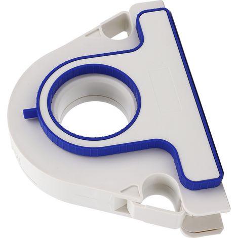GARRYFIZH Applicateur de ruban de masquage et rouleau d'autocollant blanc de 25 mm de large, distributeur de peinture, coupe-ruban pour moulures, cadres de portes et fenêtres.