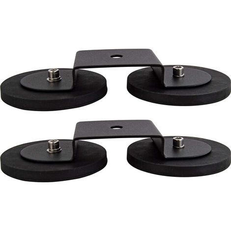 2 Pièces Fort magnétique support, magnétique base ventouse support pour barres led, phare de travail led, pour Voiture Offroad Tracteur SUV 4x4 (Model A)