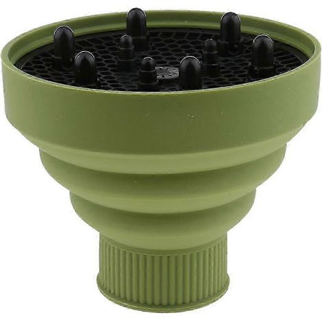 Universeller Silikon-Haartrockner-Diffusor, Friseurwerkzeug-Green