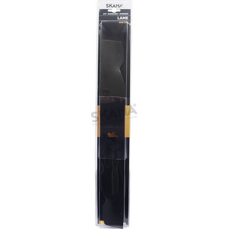 Cuchilla soplante ajustable para cortacéspedes autopropulsados AYP, Bernard, Husqvarna, Jonsered, Viking. Longitud: 460 mm, ajuste central
