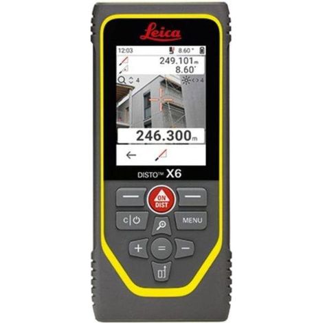Medidor láser Disto X6 de 250 m con cámara LEICA GEOSYSTEMS