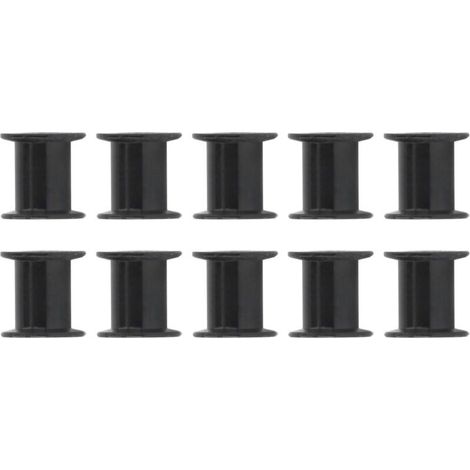 Galet Tendeur Courroie Distribution - Aluminium - Diamètre Intérieur 6 mm - Diamètre Extérieur 12 mm - Pour Système de Transmission - Lot de 10 (1/5)