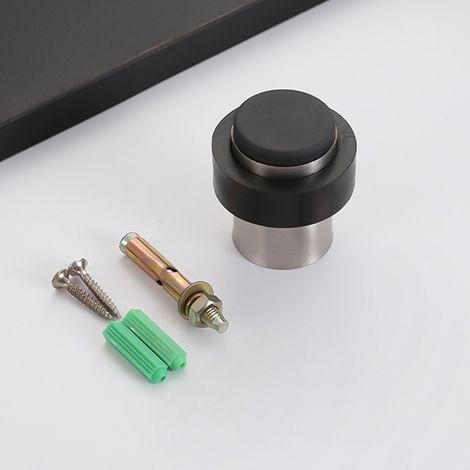 Butée de porte en caoutchouc en acier inoxydable 304 Ø 45 mm (1/2)