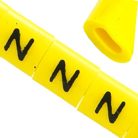 Marqueur de câble OZ-0/N jaune E04ZP-01020103600 /100 pièces/