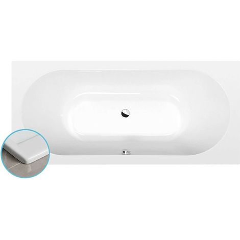 VIVA B SLIM Baignoire rectangulaire 175x80x47cm, blanc (1/4)