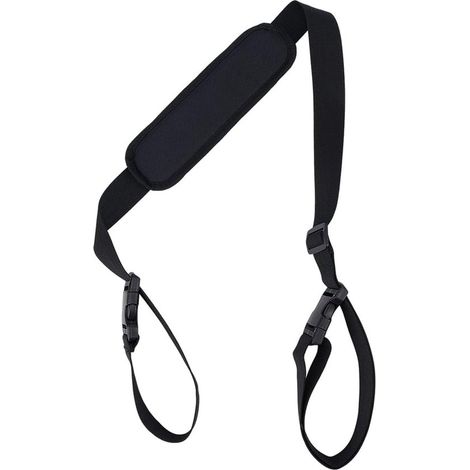 Sangle de transport réglable pour chaise de plage - Bandoulière antidérapante pour activités de plein air - Remplacement universel pour chaises pliantes et vélos (1/5)