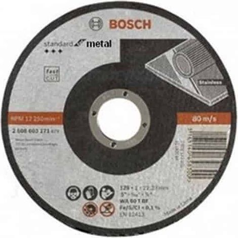 BOSCH Meule à ébarber standard for Métal - 230 mm - x 1 - 6 mm - 22,23 mm