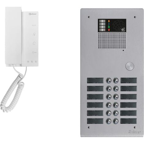Kit interphone avec 11 combinés GOLMAR Collectif