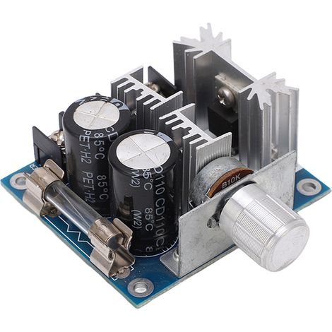 Module régulateur de vitesse de moteur à commande PWM 12-40 V CC avec fusible de 10 A (1/5)