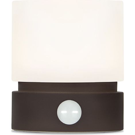 Zylindrisches Nachtlicht mit einstellbarer Helligkeit, atmungsaktive Stimmungsleuchte, USB-aufladbar, Nachttisch- oder Schreibtischlampe (Netzteil erforderlich) (1/5)