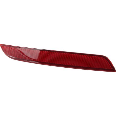 Professionelle ABS-Heckstoßstange mit gut sichtbarem rotem Reflektor für BMW 5er F10 (2010–2016), linke Seite, Teilenummer 63147842955 (1/5)