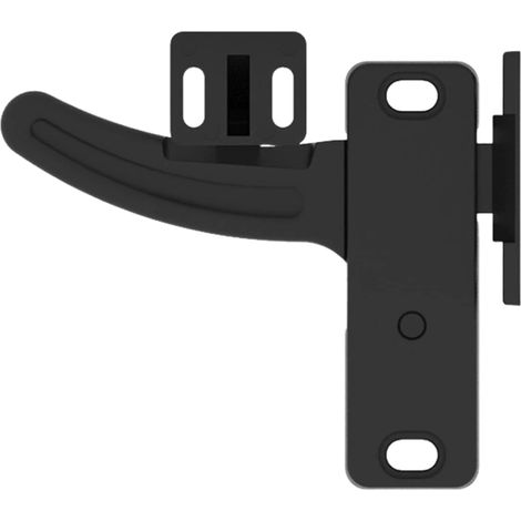 Kit de reemplazo de manija de puerta de aluminio para mosquitera de caravana, lado derecho, para autocaravanas, con pestillo y tornillos para remolques de viaje. (1/5)