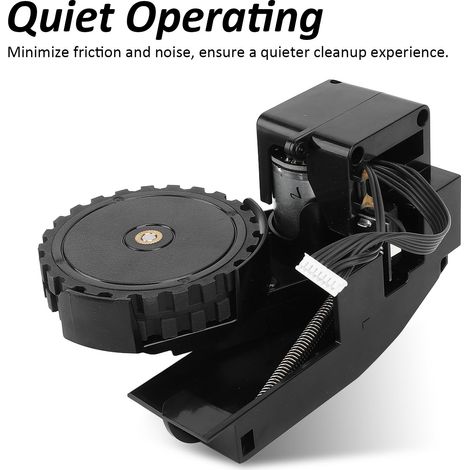 Ortviai Roue Motrice de Rechange pour Aspirateur Robot Proscenic M8/M8PRO, Ultenic T10, Laresar L6pro – Silencieuse & Anti-dérapante (1/4)