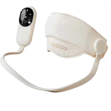 Appareil de massage de la tête par pression d'air, masseur électrique pour les yeux, compresse chauffante en graphène pour améliorer le sommeil et soulager le stress (1/5)