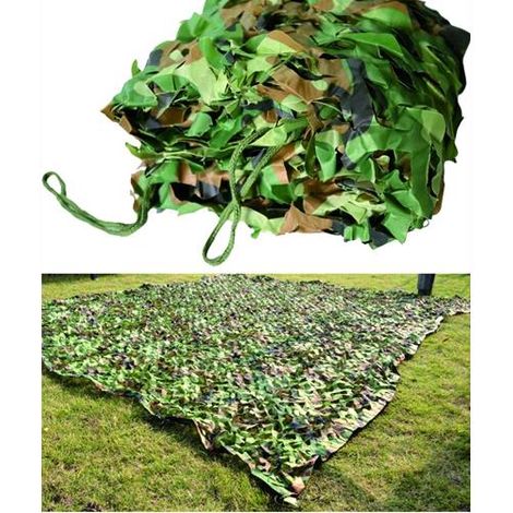 Rete Telo Mimetico Blinky Militare 4x5 Metri con corde 65 gr/mq conf. 2 pz