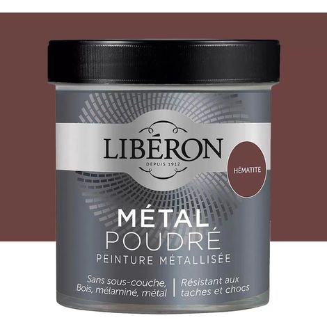 Peinture métallisée Libéron Métal Poudré Hematite 0,5 L (1/3)