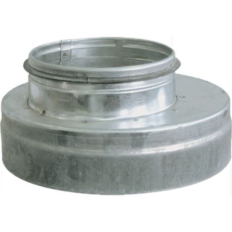 Réduction plate excentrée en acier galvanisé, D femelle/mâle D 400/250 mm S&P (UNELVENT) 867846