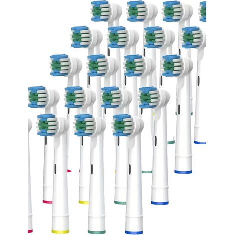 Cabezales de cepillo de dientes, compatibles con Oral-B, fabricados en plástico de alta calidad, paquete estándar de 16 unidades. (1/2)