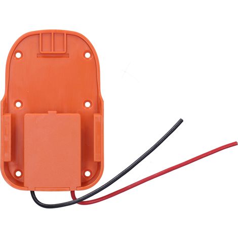 Adaptateur batterie avec trou de fixation prise d'alimentation pour connecteurs RIDGID 18V / AEG 18V (1/5)