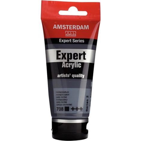 Peinture acrylique - ROYAL TALENS - AMSTERDAM EXPERT - 75ml - Gris de Payne - Série 2