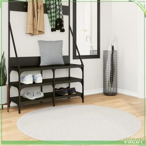 Tapis - FAFEISY - OVIEDO - poils courts - crème (120 cm) - 100% polyester (1/5)