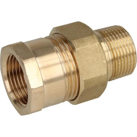 Viega Raccordo a vite, R 1/2, Rp 1/2 Bronzo rosso o bronzo al silicio Modello 3341, 447007