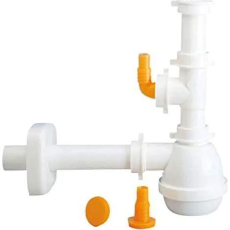 SIFONE 1 VIA SENZA PILETTA PER LAVELLO ACCIAIO/CERAMICA CON ATTACCO LAVASTOVIGLIE 11/2ø40   LIRA SPA