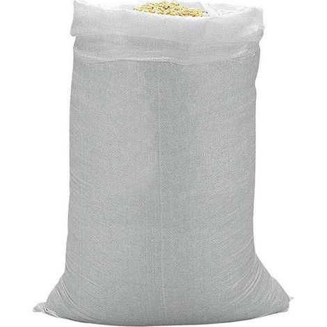 Sac à gravats 50 x 80 cm - Raphia blanc, résistant et facile à manipuler - MARQUE
