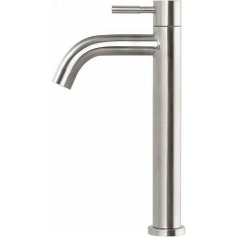 Mitigeur de lavabo Robinet de lavabo monotrou Robinet de lavabo en acier inoxydable brossé-A1 (1/5)