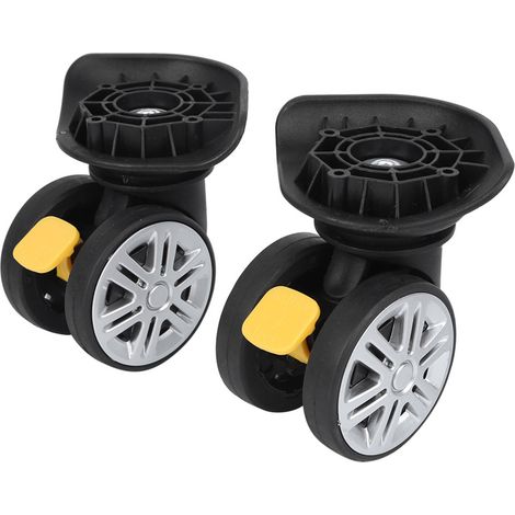 Roues universelles de rechange pour coffre de traction avec frein silencieux extérieur, valises et bagages (1/5)