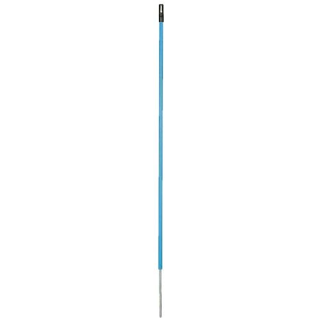Piquets bleus en PVC 1 m pour chevaux, poneys, bétail et animaux sauvages paquet de 10 pièces