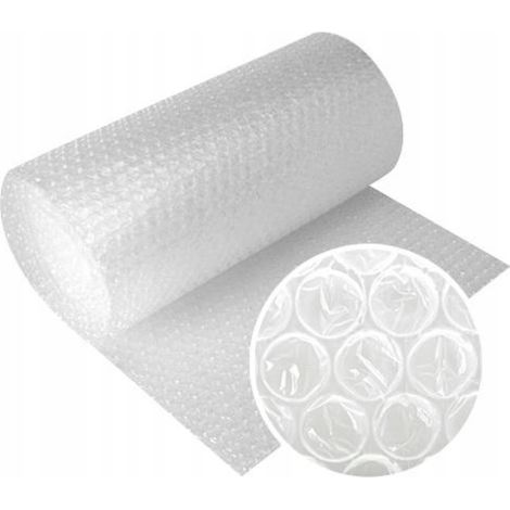 Pluriball Rafael 30 cm x 100 m, 2 strati in LDPE, trasparente, protettivo