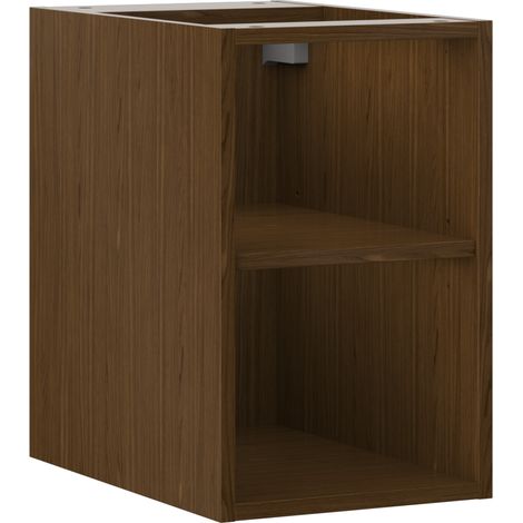 Mexen Box-A armario abierto con estante 30 cm, nogal - 91AX2-0300-470-0-86 (1/4)