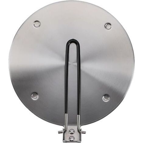 Adaptateur à Induction, Induction Hob Heat Diffuser pour Cafetières et Ustensiles de Cuisine avec Poignée Amovible, Adaptateur Plaque Diffuseur de Chaleur pour Plaque Induction, 20cm (1/4)