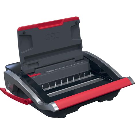 GBC WireBind WB15 Rilegatrice Manuale- Rilega 125 fogli A5/A4, perforazione a doppia impugnatura, perfora 15 fogli, nero/argento, 4410065 (1/5)