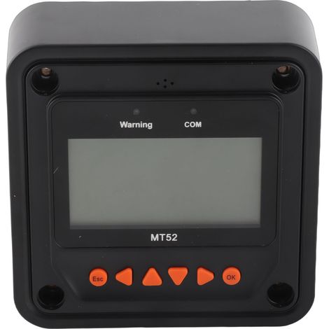 Ortviai Compteur solaire distant MT52 pour régulateur TRACER A, BN, Landstar et Viewstar – Écran LCD 98x98 mm (1/5)