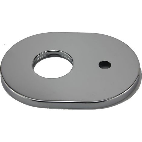 Rosetón de grifo empotrado de baño cromo LOGICA - ROCA (1/2)