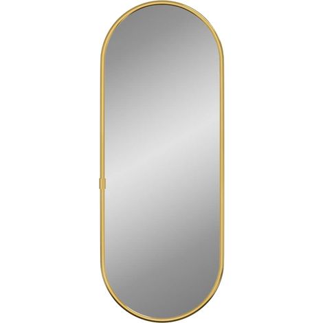 Maison Exclusive - Wandspiegel Golden 40x15 cm Oval