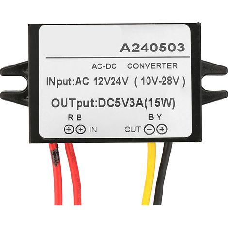 AC 12V 24V auf DC 5V Abwärtswandler AC/DC-Netzteilmodul (1/5)