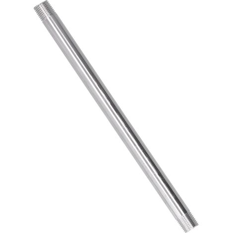 Raccord de tuyauterie fileté mâle G1/4 20 cm en acier inoxydable, joint fileté pour plomberie (1/5)