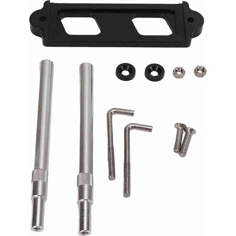Pince de fixation pour batterie auto en métal noir, kit de serrage pour Honda Civic, CRX, S2000. (1/4)