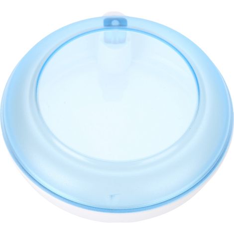Boîte de rangement rotative portable pour dents, support de correction dentaire, boîte de rangement mignonne bleue (1/5)