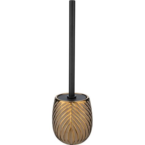 Wenko IDRO Cepillo WC en Cerámica Negro Chic Moderno