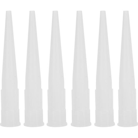 30 embouts pour mastic silicone, en plastique et verre. (1/5)