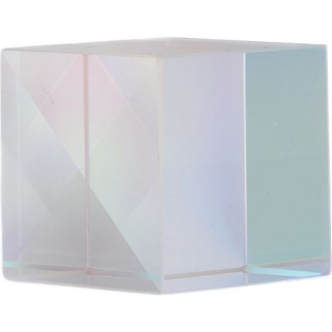 Cube prismatique en verre optique RGB à dispersion de couleurs, attrape-soleil, cadeau d'anniversaire, 15 x 15 x 15 mm / 0,6 x 0,6 x 0,6 po