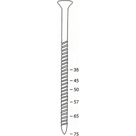 Scrail de 2000 vis rouges FasCoat Phillips (PH) 16° SCRAIL 25/28 x 50 mm - 16S2550FSR Alsafix