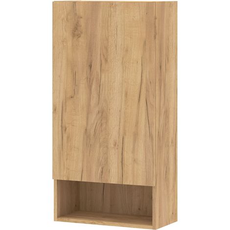 Armoire suspendue ADI 50 au-dessus de la machine à laver, chêne artisanal doré (1/3)
